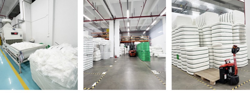 醫(yī)用吸水棉廠家1000平方米大倉庫